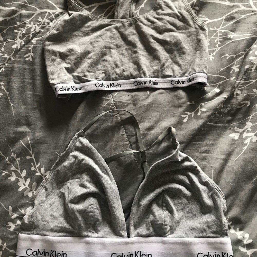 2 Calvin Klein bras!!! Very cute🤍🤍